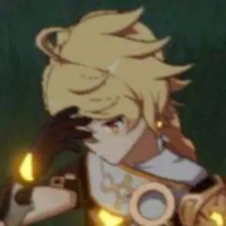 🤦‍♀️ Aether Genshin Impact aether, genshin impact, anime, video game, blonde hair telegram sticker