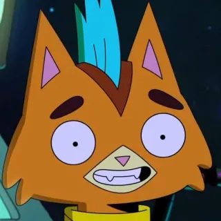 😁 Gary Goodspeed Final Space animato, gatto, Gary Goodspeed, Final Space, serie TV, cartone animato telegram sticker