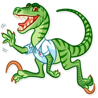 Velociraptor telegram stickers