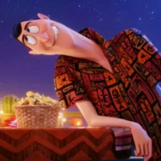 🖤 Johnny Loughran Hotel Transylvania Kreskówka, Hotel Transylwania, Johnny Loughran, Śmieszne, Postać telegram sticker