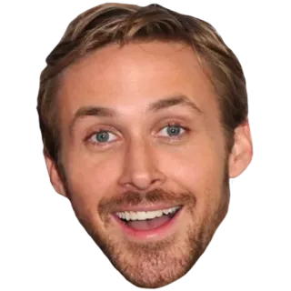 😄 Ryan Gosling acteur, beroemdheid, gezicht, portret whatsapp sticker