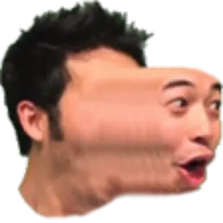 😮 pogchamp, Twitch, emote, chocado, meme, gaming, streaming whatsapp sticker