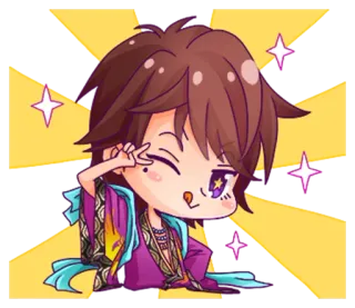 ✨ Chibi, Anime, Manga, Kawaii, Carino, Cartone animato telegram sticker