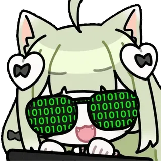 🤓 Koseki Bijou Hololive 1010101 telegram sticker