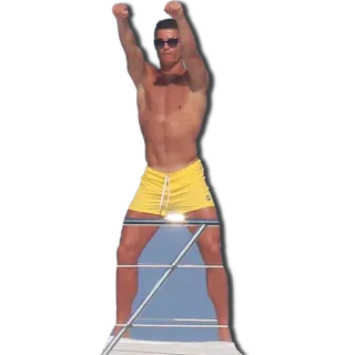 🕺 Cristiano Ronaldo sport, atleet, voetbal, Cristiano Ronaldo, boot telegram sticker