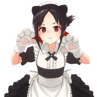 🌈 Kaguya Shinomiya Kaguya-sama: Love Is War Anime, Manga, Kaguya-sama, Chat, Serveuse telegram sticker
