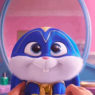 🐰 Snowball The Secret Life of Pets Hase, Kaninchen, Haustier, Tier, Cartoon, Film, Pets, Snowball telegram sticker