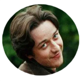 😊 James McAvoy actor, retrato, famoso, hombre telegram sticker