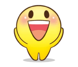 😃 Emotikon, Uśmiech, Radosny, Szczęśliwy, Wesoły whatsapp sticker