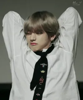 🙄 V kpop, idol, v, kim taehyung, cantante, attore telegram sticker