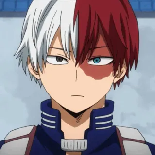 🥢 Shoto Todoroki My Hero Academia Anime, My Hero Academia, Shoto Todoroki, Manga, Superhero telegram sticker