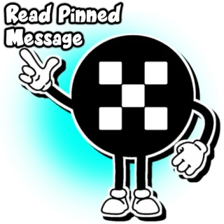 📌 Read Pinned Message message, character, arrow, pinned telegram sticker