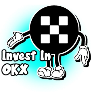 👌 Invest In OKX crypto, invest, okx, finance, investment telegram sticker