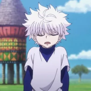 ⚡️ Killua Zoldyck Hunter x Hunter Аниме, Киллуа, Hunter x Hunter, Мультфильм telegram sticker