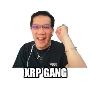 👊 XRP GANG xrp, gang, crypto, finance, money telegram sticker