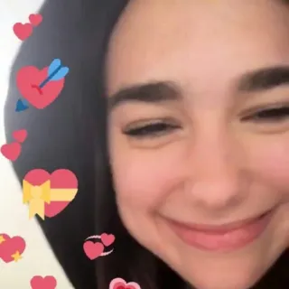 🥰 сердце, любовь, женщина, эмодзи, лицо, портрет telegram sticker