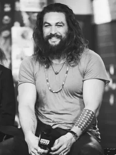 🍻 Jason Momoa актер, знаменитость, мужчина, портрет, аквамен, улыбка telegram sticker