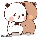 panda cute 🐼 @sowrti 💕 telegram stickers