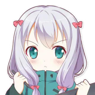 👀 Izumi Sagiri Eromanga Sensei Anime, Mangá, Fofa, Garota, Izumi Sagiri, Eromanga Sensei telegram sticker
