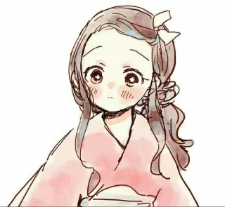 ⛓ Nezuko Kamado Demon Slayer Anime, Nezuko, Demon Slayer, Kawaii, Lucu, Manga telegram sticker