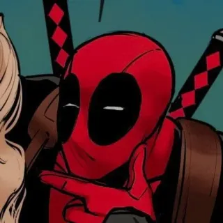 🤔 Deadpool Deadpool, Marvel, Superhero, Comic book, Mercenary, Wade Wilson telegram sticker