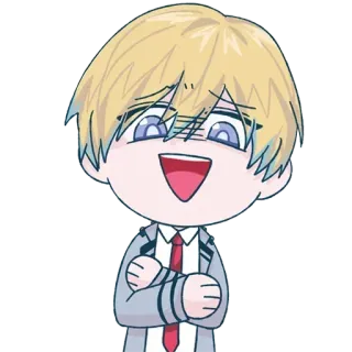 😂 Anime, Manga, Charakter, Kunst, Cartoon, Schuluniform telegram sticker