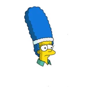 😒 Marge Simpson The Simpsons cartoon, marge, simpson, character telegram sticker