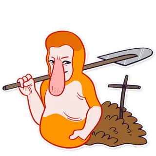 Hey Proboscis! telegram stickers