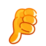 Hand Drawn Emoji telegram emojis 👎