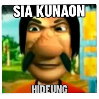😤 Adit Adit Sopo Jarwo SIA KUNAON HIDEUNG telegram sticker