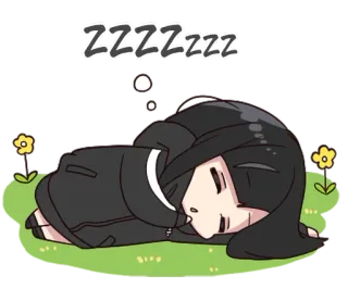 😴 ZZZZZZZ adormilado, durmiendo, zzz, lindo, relajado whatsapp sticker