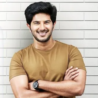 ❤️ uomo, ritratto, attore, sorriso, sicuro di sé, Dulquer Salmaan telegram sticker