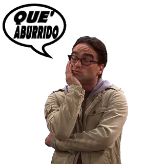 😓 QUE' ABURRIDO znudzony, hiszpański, wyraz, sfrustrowany, rozczarowany telegram sticker