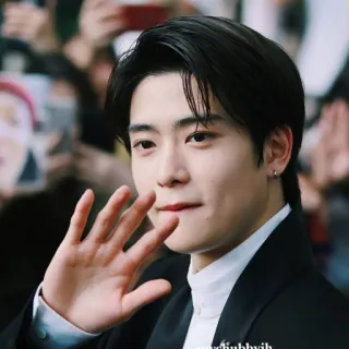 📸 男人, 肖像, 韩国, 亚洲, 波浪 telegram sticker