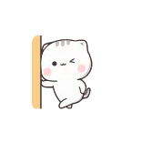 😏 gato, lindo, caminando, animado telegram sticker