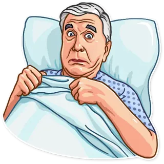 Leslie Nielsen telegram stickers
