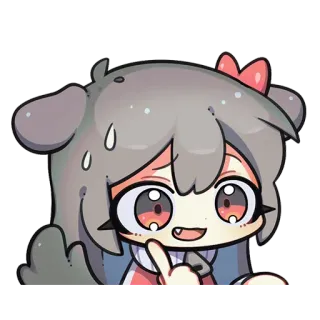 🎀 Anime, Kartun, Jari tengah, Ofensif, Stiker whatsapp sticker