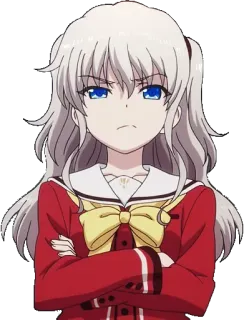 😑 Nao Tomori Charlotte Anime, Garota, Fofa, Nao Tomori, Charlotte telegram sticker