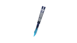 🌟 ナイフ, 武器, 刃, 鋭い, 青 telegram sticker