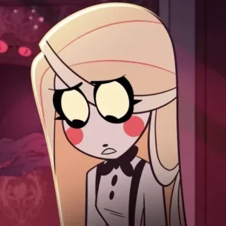🟡 Charlie Hazbin Hotel Hazbin Hotel, Чарли, мультфильм, анимация telegram sticker