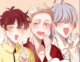 🤭 만화, 애니메이션, 남자, 얼굴을 붉히다 telegram sticker