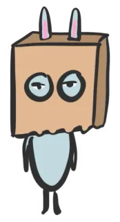 🙈 criatura, personagem, desenho, animal, desenho animado telegram sticker