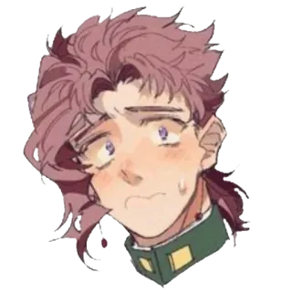 😳 Noriaki Kakyoin JoJo's Bizarre Adventure Anime, Manga, Jojo, Kakyoin, Noriaki telegram sticker