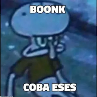 📸 Squidward Tentacles SpongeBob SquarePants BOONK COBA ESES telegram sticker
