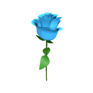 🌹 flor, rosa, azul, planta, naturaleza telegram sticker