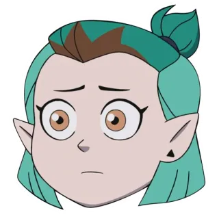 😧 Amity Blight The Owl House amity, the owl house, hoạt hình, anime, nhân vật telegram sticker