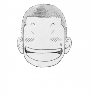 😳 anime, manga, face, smile, happy, cartoon telegram sticker