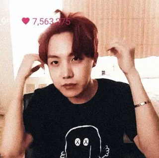 ⭐️ J-Hope 韩流, BTS, J-Hope, 偶像, 歌手, 音乐人 telegram sticker
