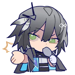 🤲 Anime, Nhân vật, Nghệ thuật số, Chibi, Hoạt hình telegram sticker
