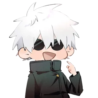 😎 Satoru Gojo Jujutsu Kaisen Anime, Gojo, Jujutsu Kaisen, Personnage, Sticker telegram sticker